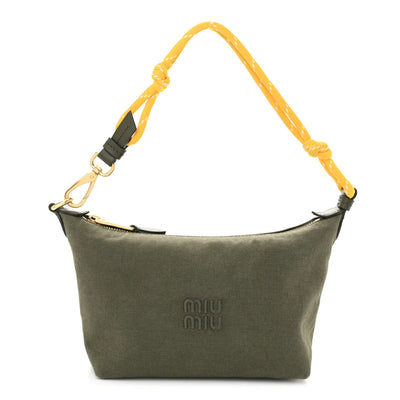 Miu Miu Canvas Gabardine Pouch