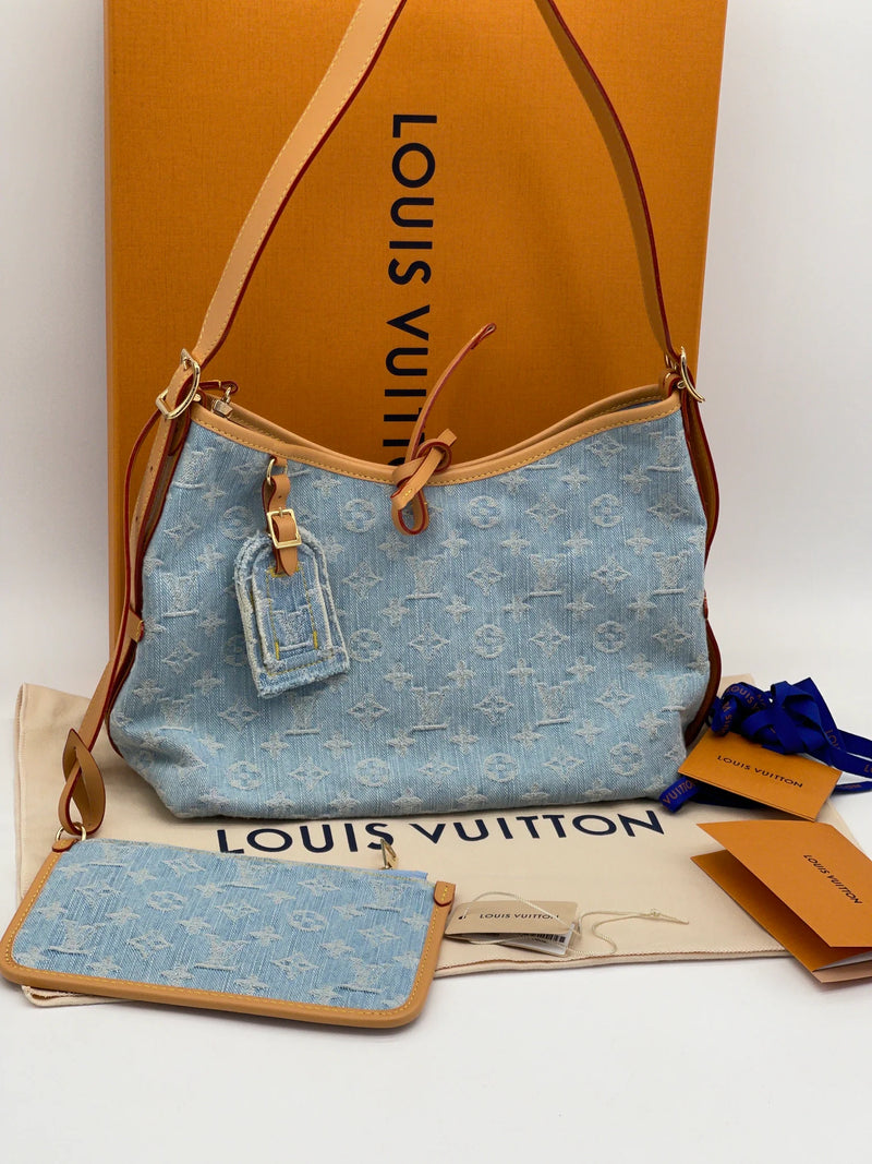 Louis Vuitton Carry All MM Monogram Denim