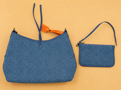 Louis Vuitton Carry All Monogram Denim