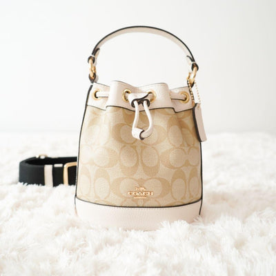 COACH DEMPSEY MINI BUCKET BAG